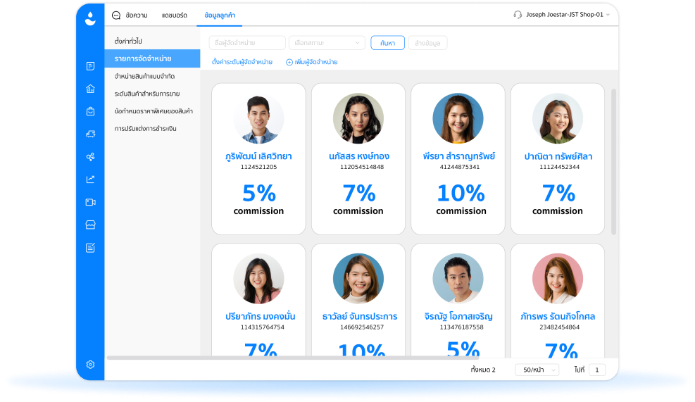 Manage wholesale sales