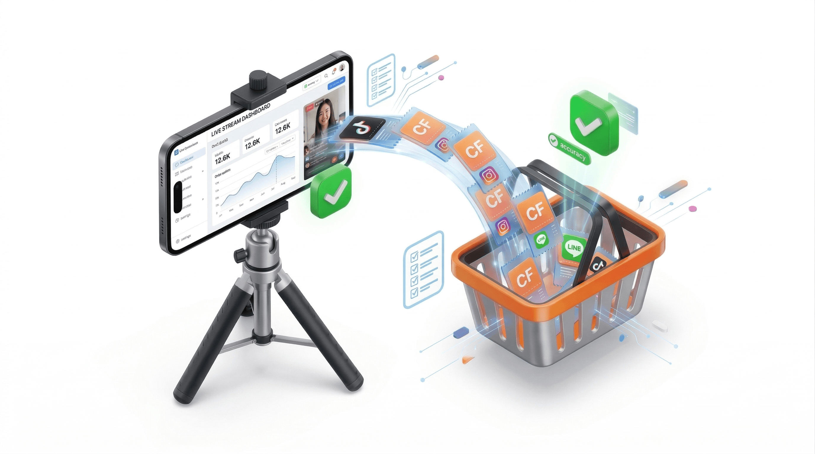 Live Commerce Illustration